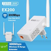 Bộ Mở Rộng Sóng Wifi Kèm Repeater Chuẩn N Totolink Ex200 - Bh 24 T 4.8 , Bộ Kích Sóng 4G