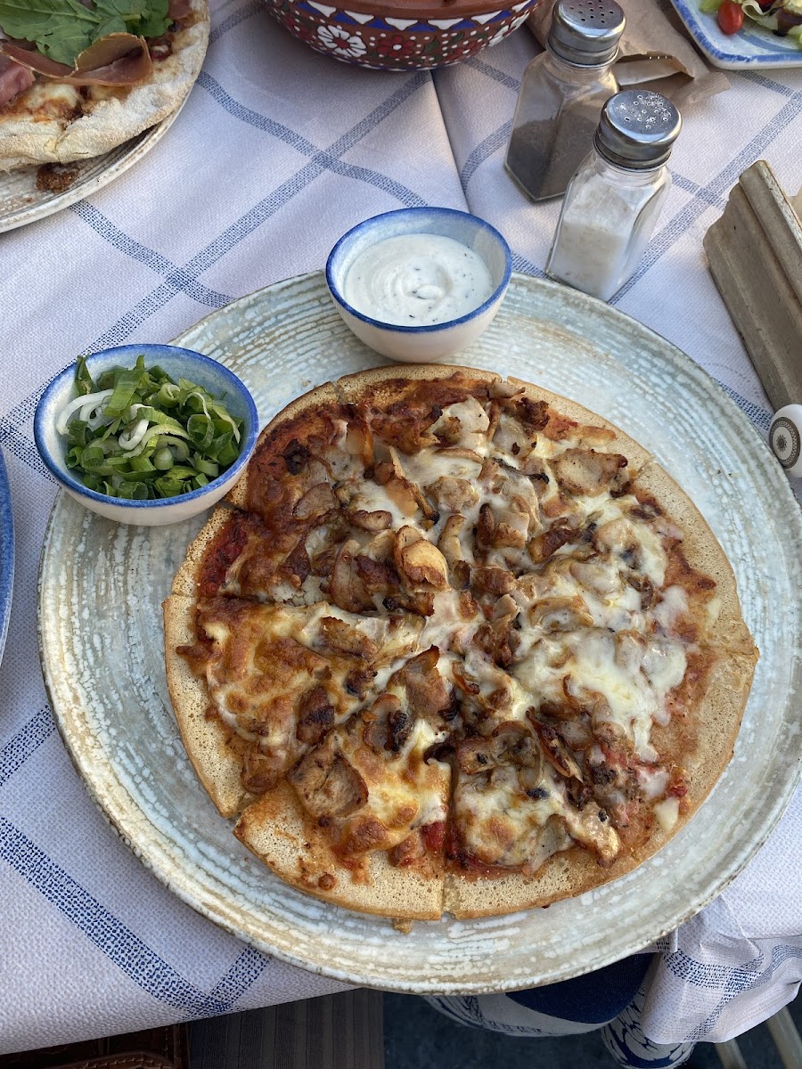 Gyros pizza glutenfree