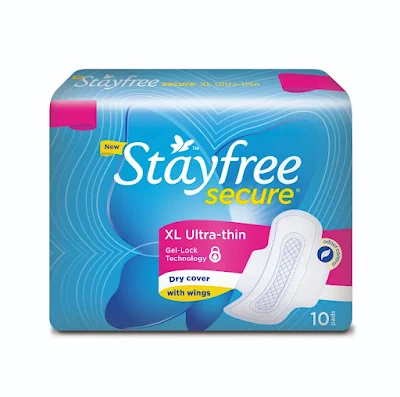 Stayfree Sanitary Pads - Secure Xl Ultra-thin, With Wings