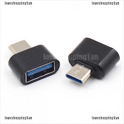 Set 2 Đầu Chuyển Đổi Cổng Usb Type C Sang Cổng Usb 2.0 Otg Chuyên Dụng