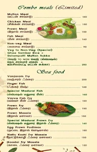 Madurai Veedu menu 2