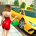 Icon Taxi Car Driving : Taxi Sim 3D