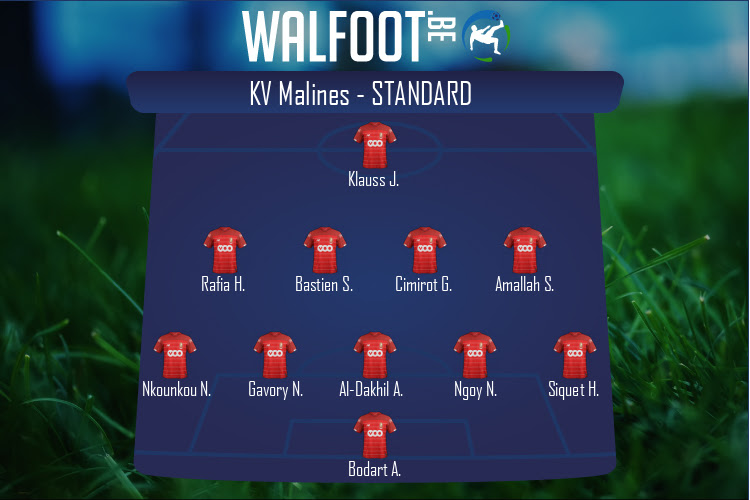 Composition Standard | KV Malines - Standard (01/10/2021)