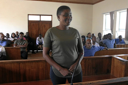 Thobela FM's presenter Raesetja Choshi in the Seshego magistrate's court were she faces a conspiracy to the murder charge. /ANTONIO MUCHAVE