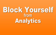 Block Yourself from Analytics