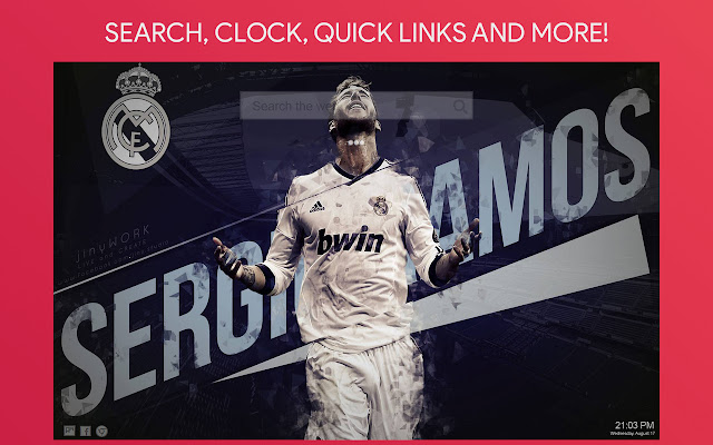 Real Madrid Wallpaper HD Custom New Tab