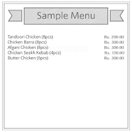 Anas Mughlai menu 1