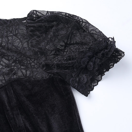 Title 12, Lady Sexy Slim Fit Lace See-through Top. Enhanc...