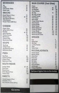 Goyal's Chandigarh Sweets And Restaurant menu 4