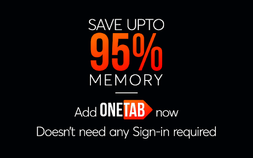 OneTab: Better Tab Management & Productivity