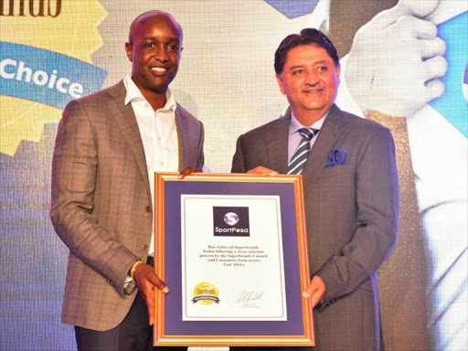 Sportpesa receives superbrand certification for 2017. Photo / COURTESY