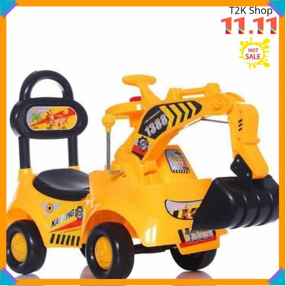 Xe Cần Cẩu Chòi Chân 4 Bánh Cho Bé - Xe Chòi Chân 4 Bánh - T2K Shop