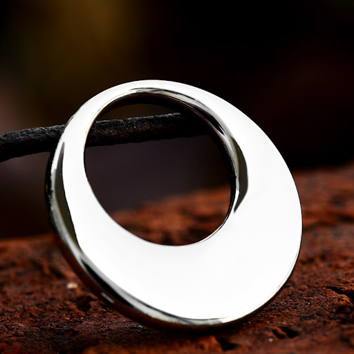 Title 5, New Fashion Retro Pattern Titanium Steel Pendan...