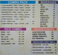 Paratha Junction 24X7 menu 1