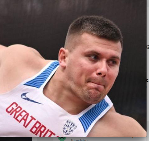 British discuss thrower Nicholas Percy