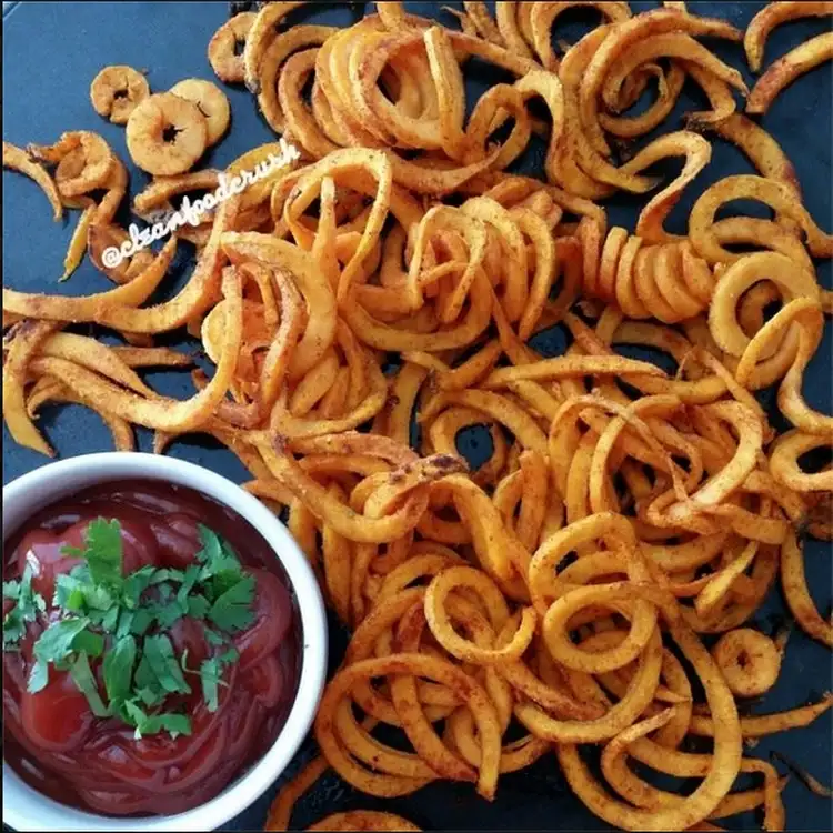 How to Make Curly Fries ~ KitchenAid Stand Mixer Spiralizer