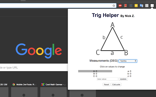 Trig Helper