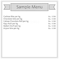 Sri Sivarama Sweets menu 1