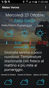 Meteo Verona screenshot for Android