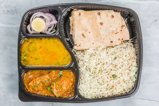 Boneless Special Chicken Masala Meal Thali