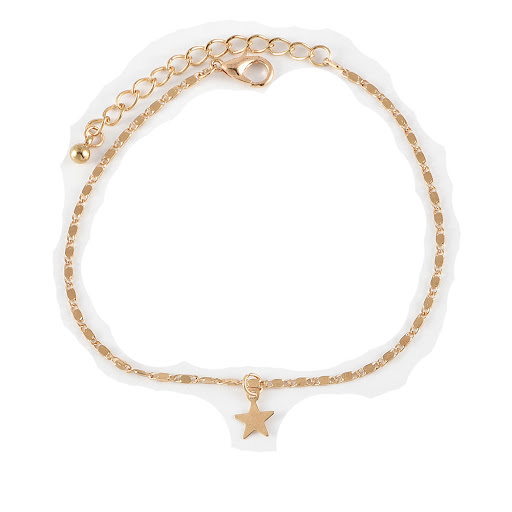 Title 2, National Style Alloy Star Anklet Set. Elevate y...