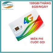 Sim 4G Viettel V150N 180Gb/Tháng (6Gb/Ngày) +Miễn Phí Gọi Nội Mạng +100 Phút Gọi Ngoại Mạng) S05