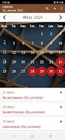 Norsk Kalender 2024 Ukenummer Screenshot