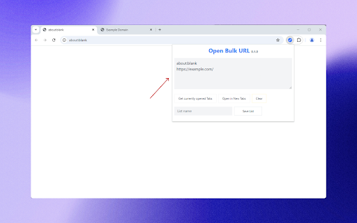 Open Bulk URL