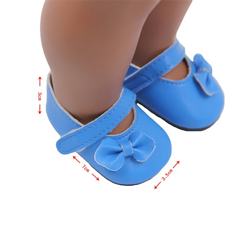 Title 2, 18 Inch American Girl Doll Shoes Solid Color Bo...