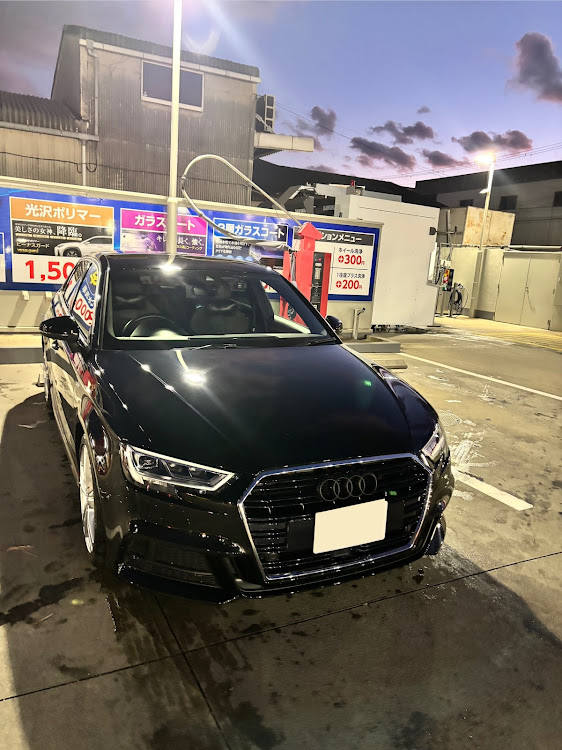 A3 スポーツバックのS LINE DYNAMIC LIMITED・スポーツバック・雪で汚れて😩・おばあちゃん90歳白浜旅行・洗車に関するカスタム事例の投稿画像3枚目