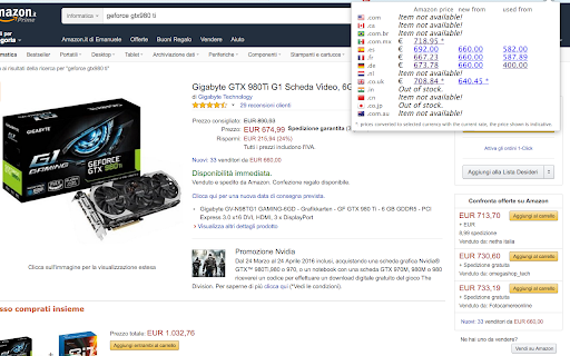 Amazon Price Comparator