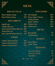 Royal Indian Kolkata menu 1