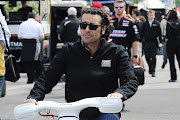  Dario Franchitti in the pit lane during the Toronto Indy at Exhibition Place in Toronto, Canada.