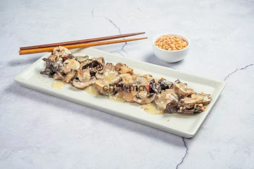 Stir Fried Four Treasured Mushroom