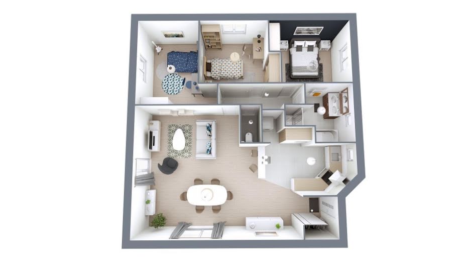 Vente maison neuve 4 pièces 90 m² à Le Teich (33470), 384 900 €