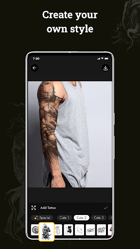 Screenshot Tattoo Maker - Tattoo Design