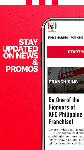 Screenshot KFC Philippines