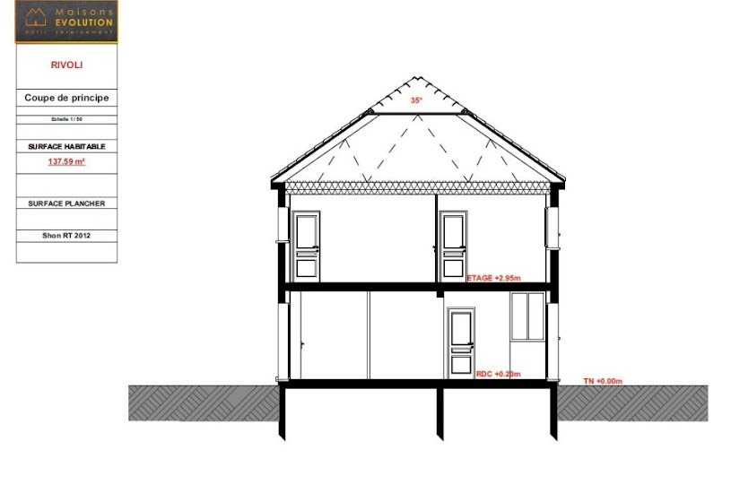  Vente Terrain + Maison - Terrain : 422m² - Maison : 110m² à Villeneuve-le-Roi (94290) 