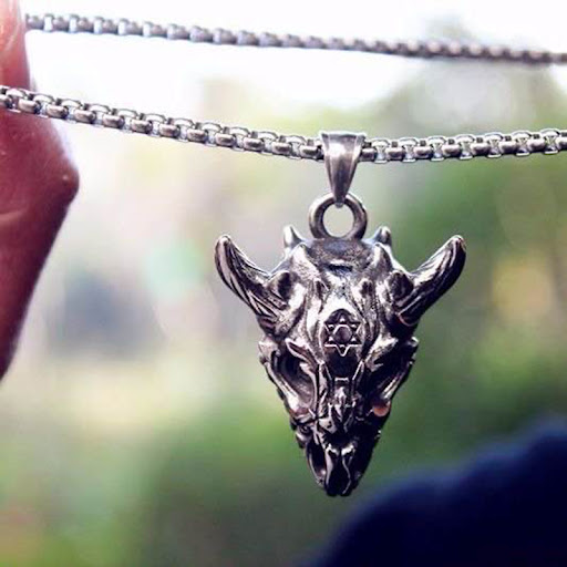 Title 4, Vintage Six-pointed Star Dinosaur Skull Mask Pe...