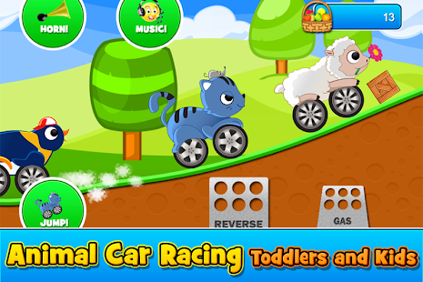 Animal Cars Kids Racing Game v1.9.9 APK + Mod [Much Money] for Android