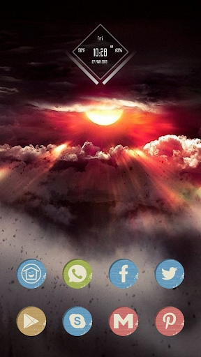 Red Clouds Theme