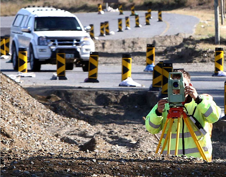 In this file photo Sanral is working on a national project to upgrade the Gonubie interchange on the N2, East London.