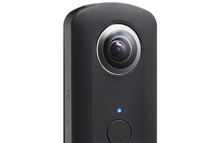 The Ricoh Theta 360 takes 360-degree spherical panorama images and spherical video.