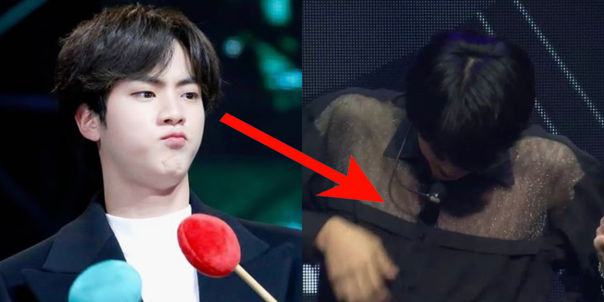 BTS Jin's Fashion Mishap Proves Once Again Why He's Called Worldwide  Shoulders - Koreaboo