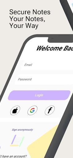Screenshot Secure Notes – Shared Notepad