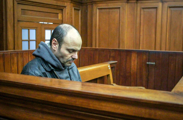 Diego Novella in the dock at the high court in Cape Town on Thursday.