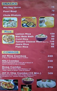 Mr.Idli Xpress menu 2