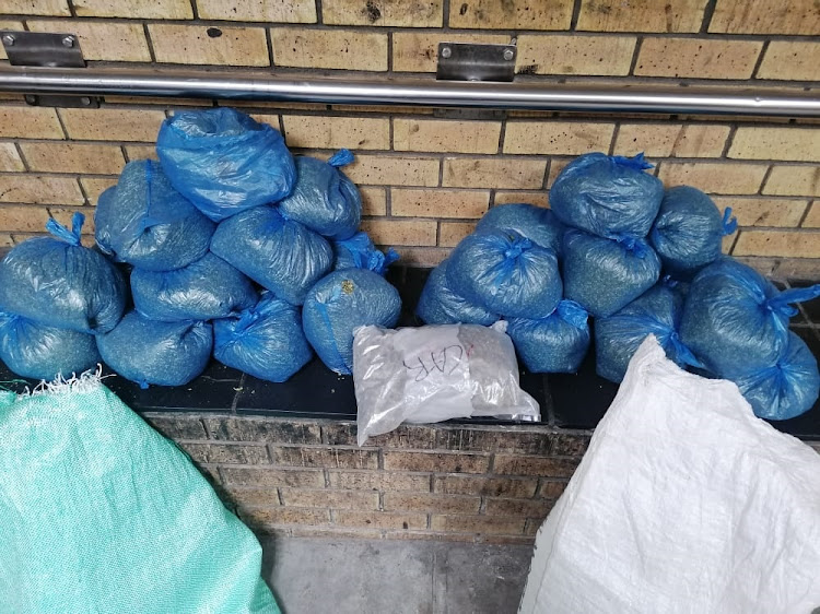 Western Cape police confiscated dagga with a street value of R3,000 during the week.