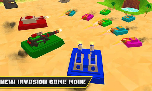 Blocky Tanks Force (Mod Money)