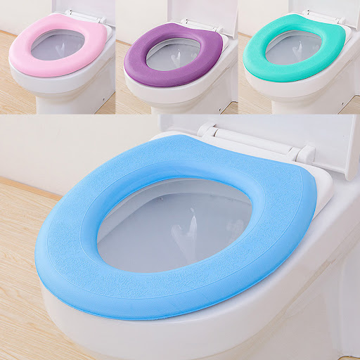Title 5, Silicone Toilet Pad Paste EVA Soft Pad, Waterpr...